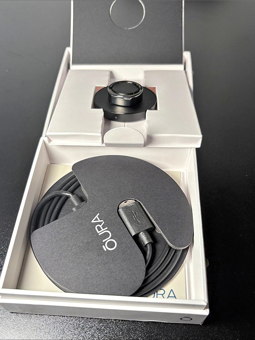 Oura Ring Gen3 Black Smart Ring Size 11
